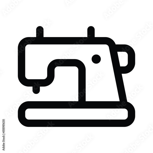 Sewing machine vector design in modern style, premium icon