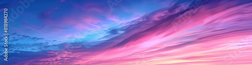 Abstract Summer Twilight Sky Pattern Background. With Copy Space, Abstract Background
