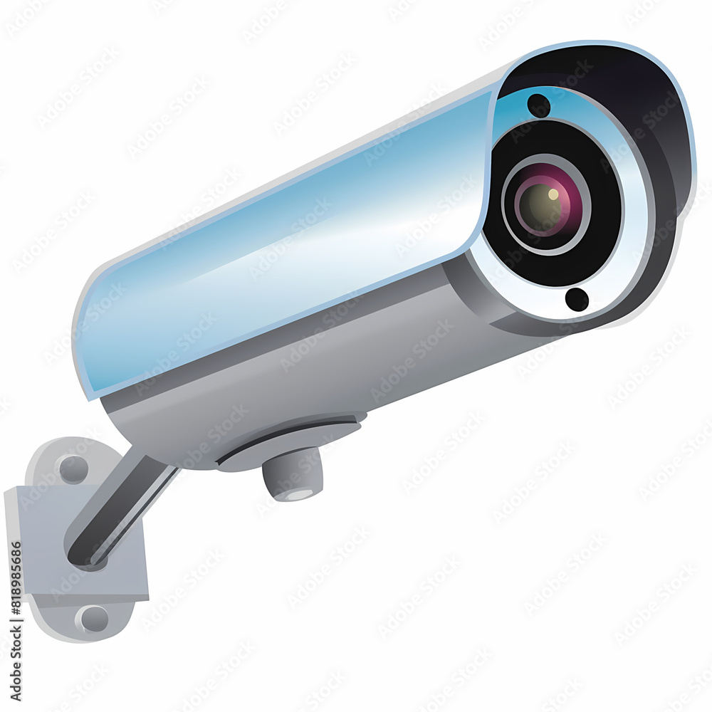 Cctv camera icons vector image Cctv camera icons vector image