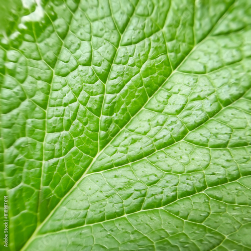 Mint leaf close up abstract natural background