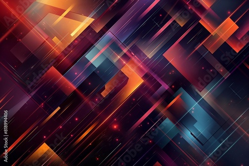 abstract futuristic tech background by generative ai