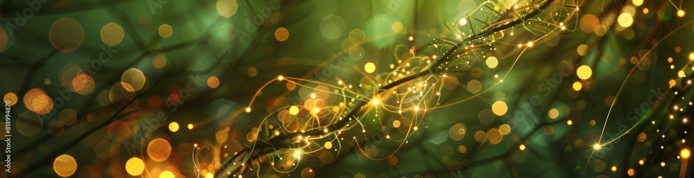Abstract Patterns Of Summer Lightning Bugs. With Copy Space, Abstract Background Abstract Patterns Of Summer Lightning Bugs. With Copy Space, Abstract Background