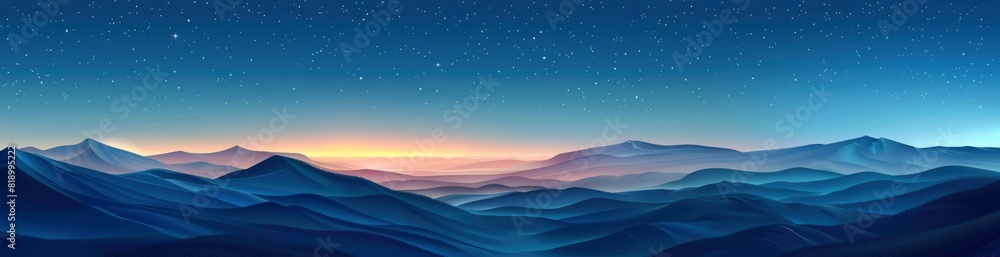 Abstract Patterns Of Summer Night Skies. With Copy Space, Abstract Background
