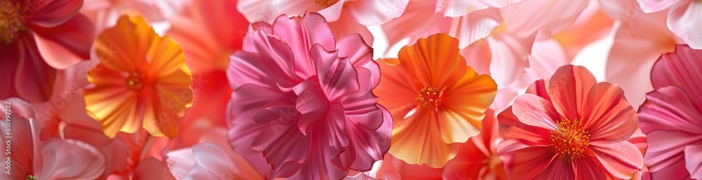 Abstract Patterns Inspired By Summer Blooms. With Copy Space, Abstract Background Abstract Patterns Inspired By Summer Blooms. With Copy Space, Abstract Background