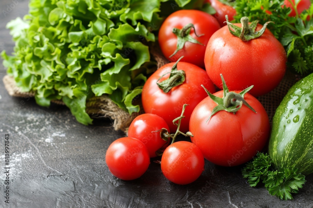 fresh vegetables on the table fresh vegetables on the table