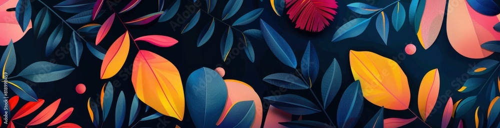 Abstract Patterns Inspired By Summer Garden Walks. With Copy Space, Abstract Background Abstract Patterns Inspired By Summer Garden Walks. With Copy Space, Abstract Background