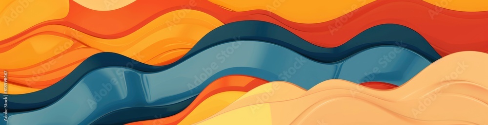 Abstract Patterns Inspired By Summer Heatwaves. With Copy Space, Abstract Background Abstract Patterns Inspired By Summer Heatwaves. With Copy Space, Abstract Background