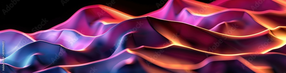 Abstract Patterns Inspired By Summer Night Sounds. With Copy Space, Abstract Background Abstract Patterns Inspired By Summer Night Sounds. With Copy Space, Abstract Background