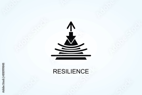 Resilience Vector  Or Logo Sign Symbol Illustration