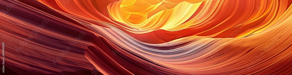 Abstract Patterns Of Summer Canyon Echoes. With Copy Space, Abstract Background