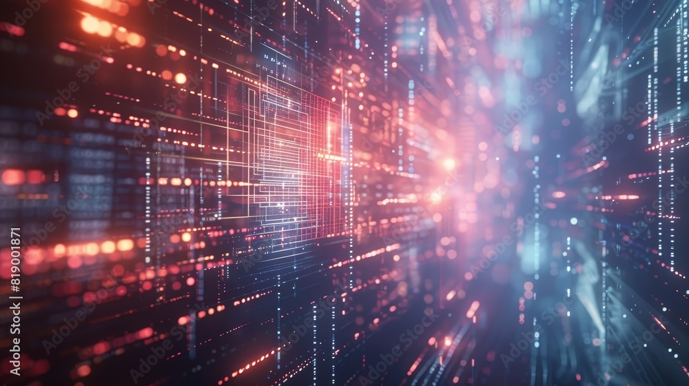 a dynamic and colorful digital environment, resembling a scene of data or information traveling rapidly through a virtual space or network. It features vibrant streaks of light in various colors a dynamic and colorful digital environment, resembling a scene of data or information traveling rapidly through a virtual space or network. It features vibrant streaks of light in various colors