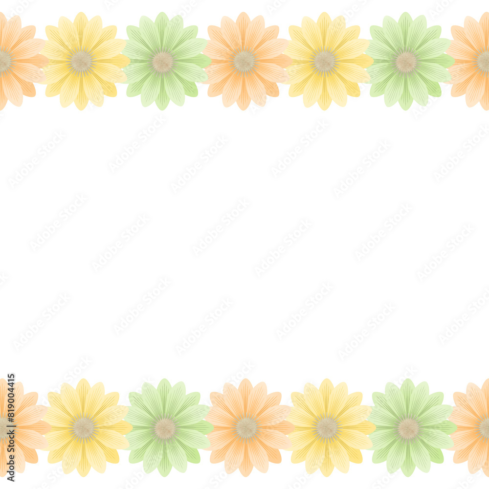 frame with flowers frame with flowers