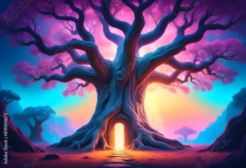 Enchanting Fairy Door in a Tree Trunk (44)
