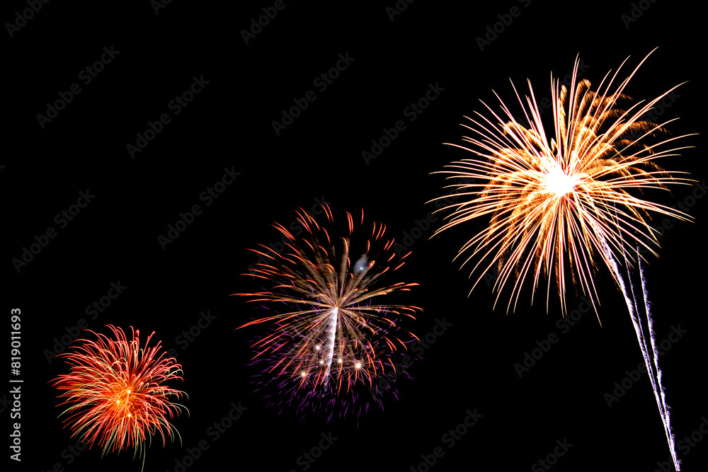 Abstract Freworks stock Image In Black Background Abstract Freworks stock Image In Black Background