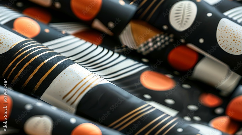 Sophisticated wrapping paper with simple, clean lines and a contemporary minimalist look Sophisticated wrapping paper with simple, clean lines and a contemporary minimalist look