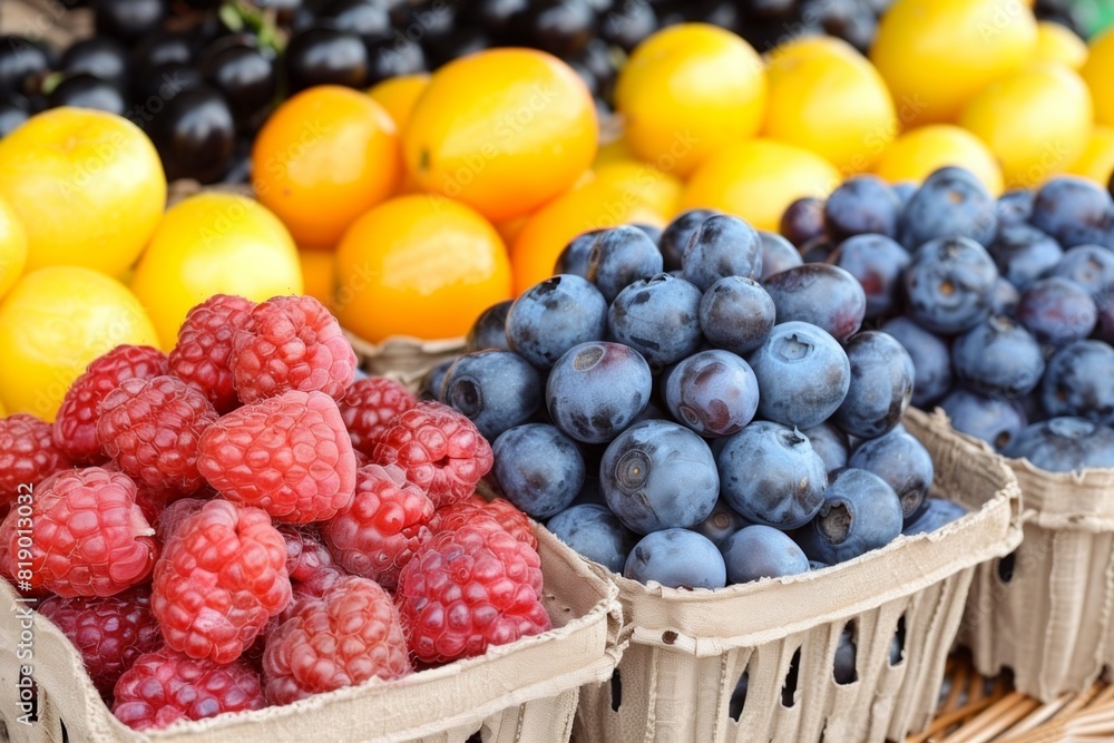 berries in basket berries in basket