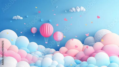 The balloon bobs and weaves in the sky