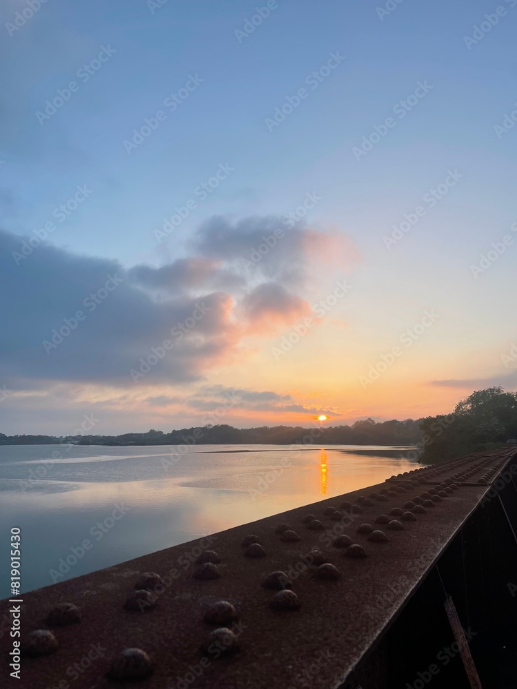 Obraz premium sunset at the pier