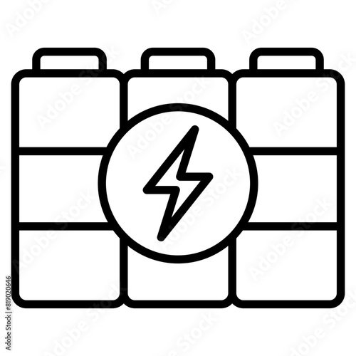 Battery storage icon