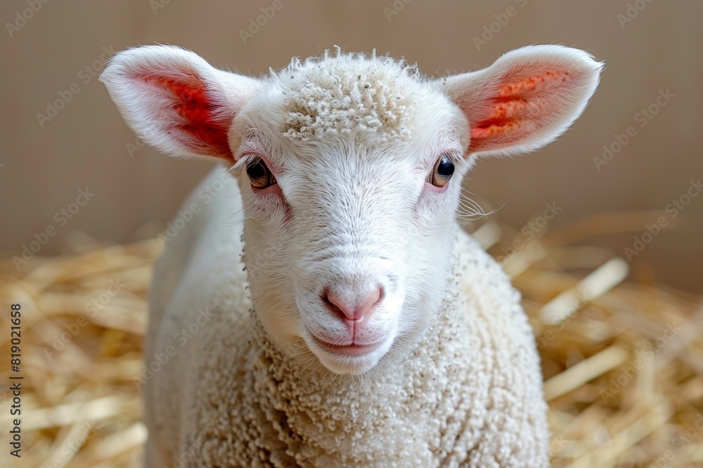 portrait of a sheep