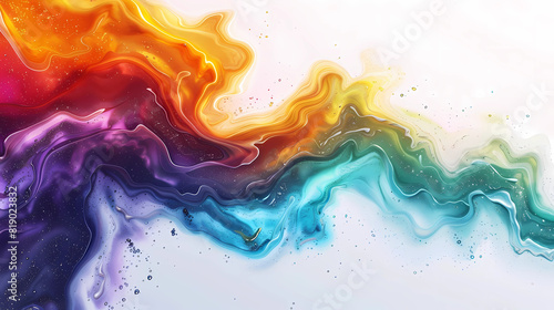 Colorful liquid abstract background 