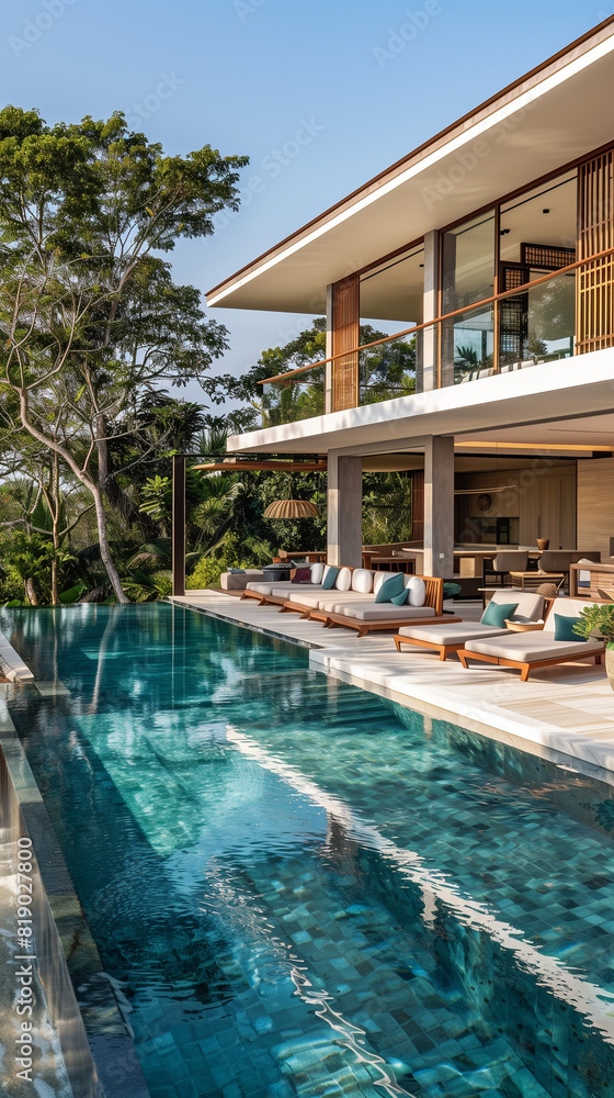 swimming pool in hotel