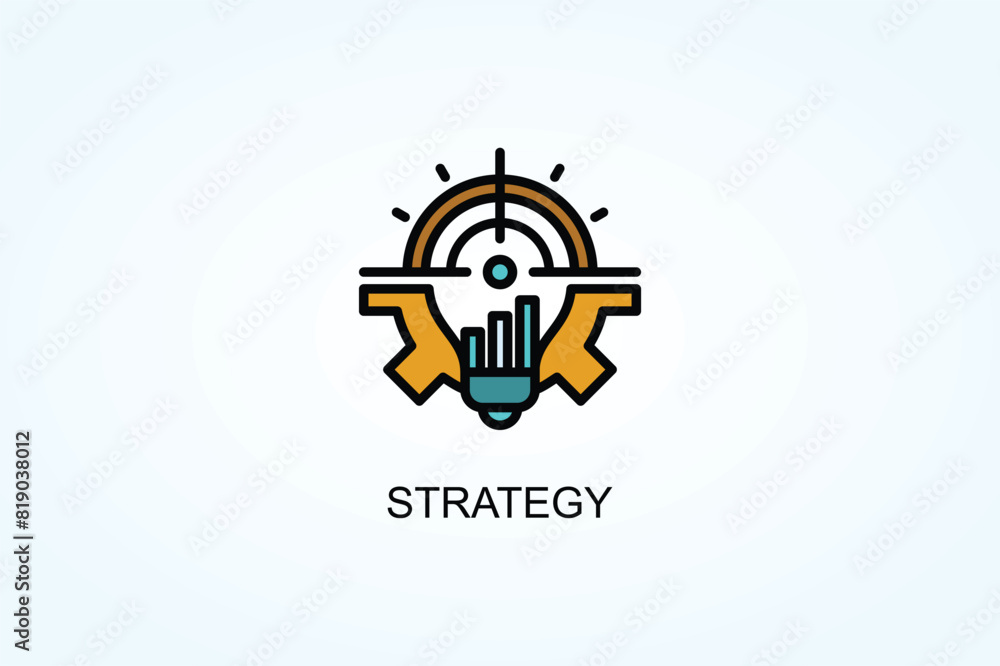 Strategy Vector Or Logo Sign Symbol Illustration Strategy Vector Or Logo Sign Symbol Illustration