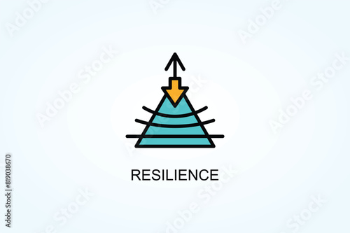 Resilience Vector  Or Logo Sign Symbol Illustration