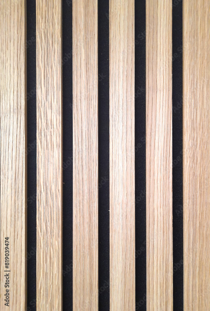 Fototapeta premium Panneau acoustique en chêne