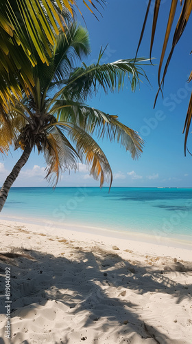 palm trees on the beach