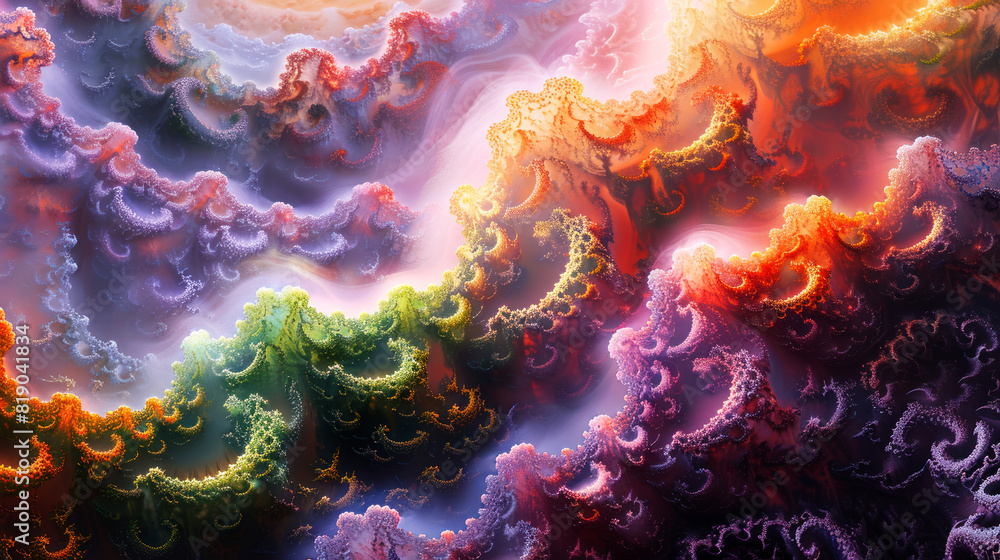 Burst of vivid neon lights and colors Burst of vivid neon lights and colors