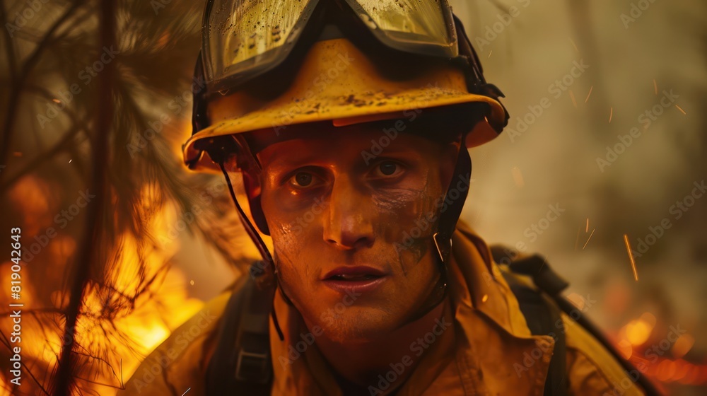 Firefighter at the event Firefighter at the event