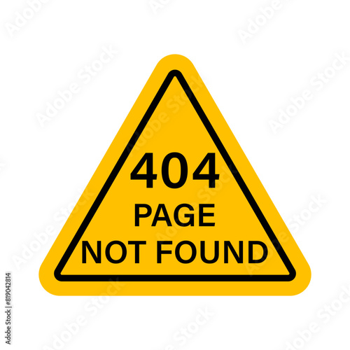 404 Error Page Not Found. Vector Illustration. 