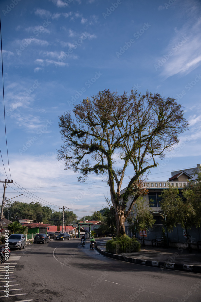 A beautiful view of the corner Panorama Street. The cornet street near the Sianok Valley area A beautiful view of the corner Panorama Street. The cornet street near the Sianok Valley area