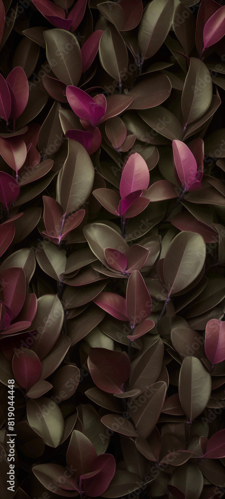Tropical foliage pattern that is dense and fresh Tropical foliage pattern that is dense and fresh