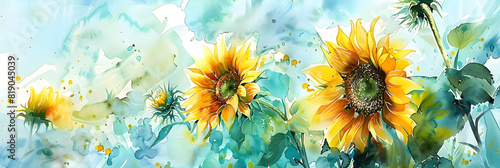 Sunflowers, Helianthus