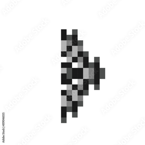 Blurred mosaic censored data word