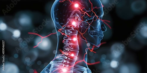 Searing Sensations Caused by Nerve Pain Disrupting Sensory Signals in Neuropathic Conditions. Concept Nerve Pain, Sensory Signals, Neuropathic Conditions, Searing Sensations