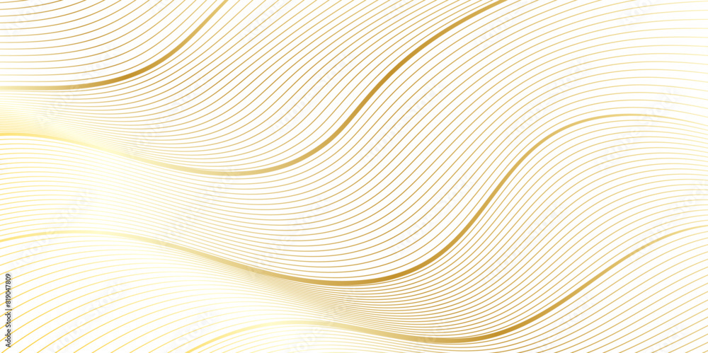 Abstract golden linear background with flowing particles. Digital future technology concept. Abstract gold paper wave background and abstract gradient and gold wave curve lines. Abstract golden linear background with flowing particles. Digital future technology concept. Abstract gold paper wave background and abstract gradient and gold wave curve lines.
