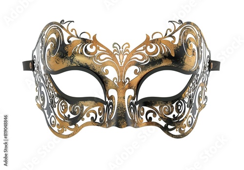 a masquerade mask on a white background