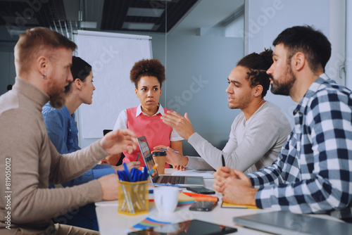 Heated Debate Amongst Coworkers