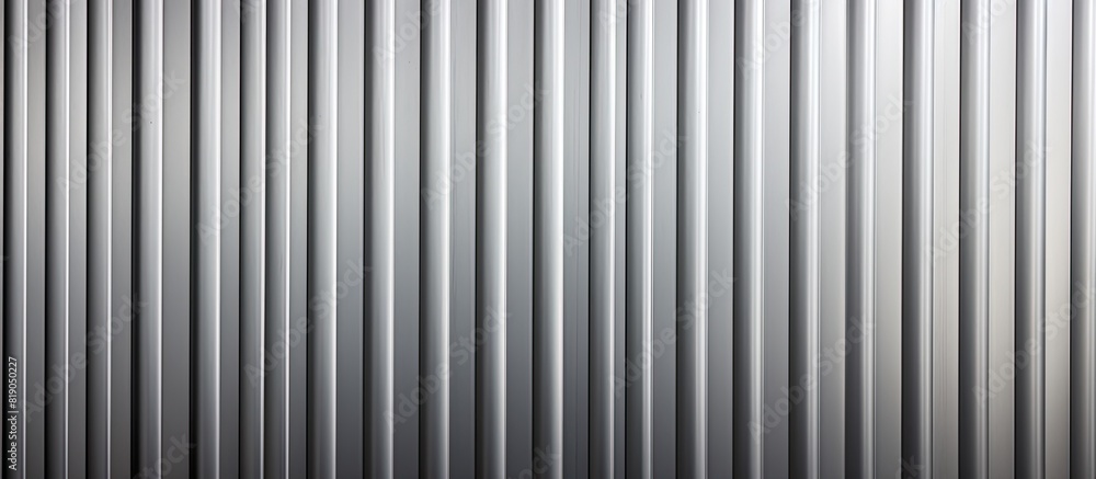 Seamless Aluminum wall pattern Wall panels texture Galvanized steel wall plate Corrugated metal profiled panel Vertical lines. copy space available Seamless Aluminum wall pattern Wall panels texture Galvanized steel wall plate Corrugated metal profiled panel Vertical lines. copy space available