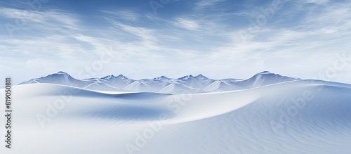 Snow smooth flat abstract background. copy space available