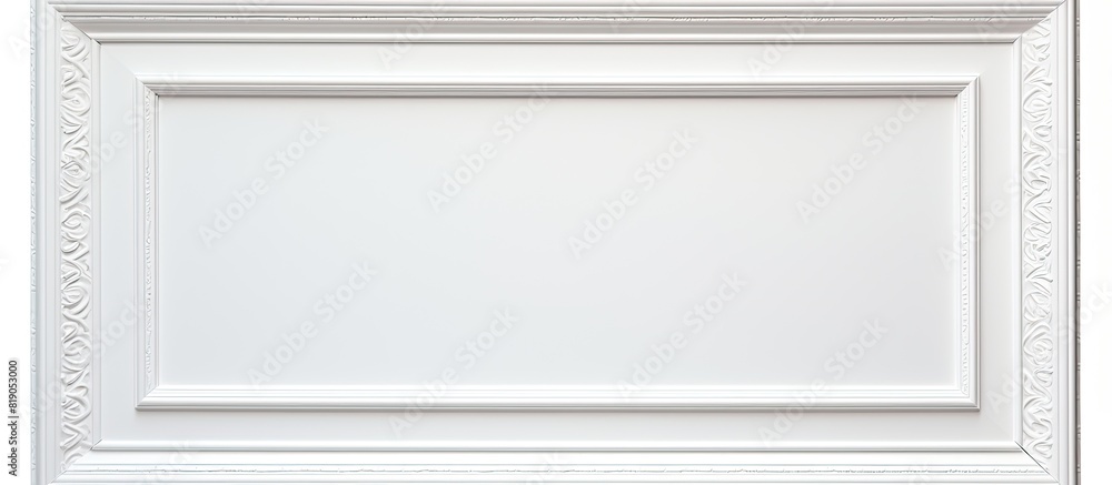 An image of a frame with a white background that accentuates its isolation from its surroundings. copy space available An image of a frame with a white background that accentuates its isolation from its surroundings. copy space available
