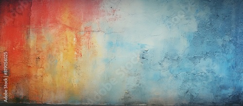 Abstract colorful grunge wall isolated as a background and texture. copy space available