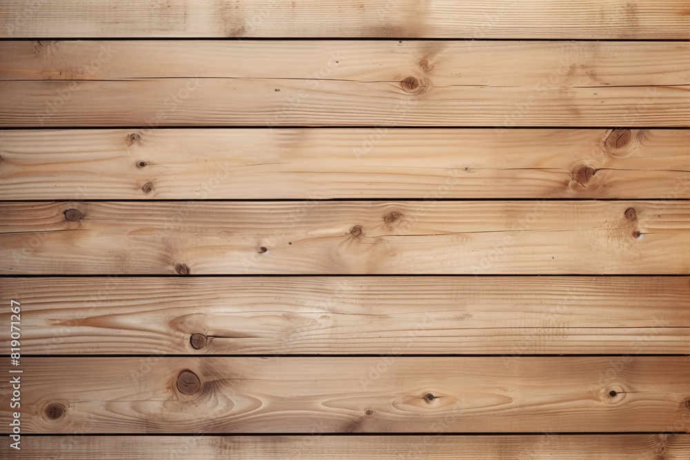 Fototapeta premium wooden panel wall horizontal with natural wood grain texture background and wallpaper