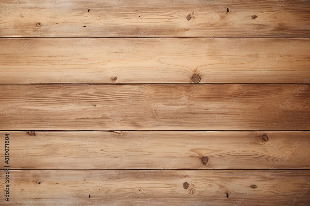 Fototapeta premium wooden panel wall horizontal with natural wood grain texture background and wallpaper
