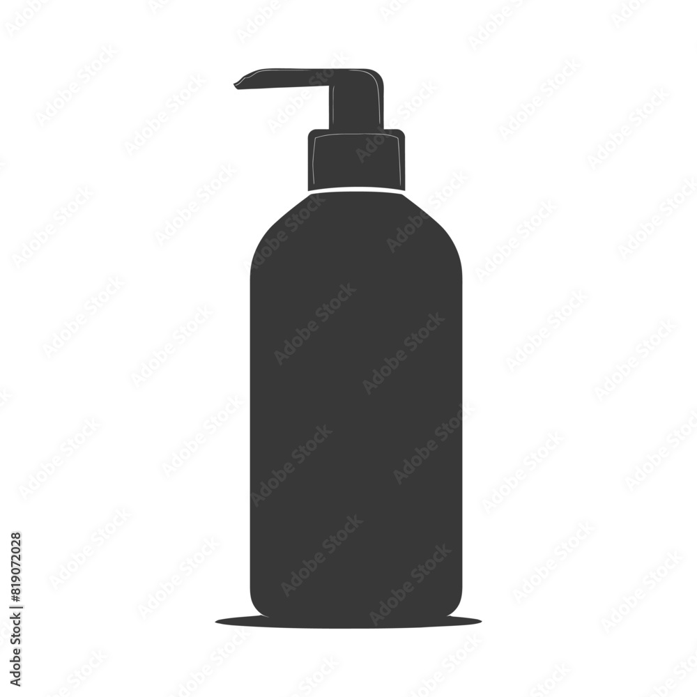 silhouette hand sanitizer bottle black color only silhouette hand sanitizer bottle black color only