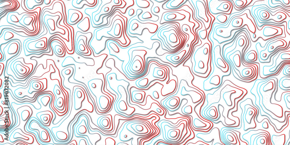 Naklejka premium Professional Vector Design of a Topographic Map Highlighting Detailed Topography and Intricate Topological Features, Ideal for Geographic Analysis, Cartography, and Modern Visual Projects