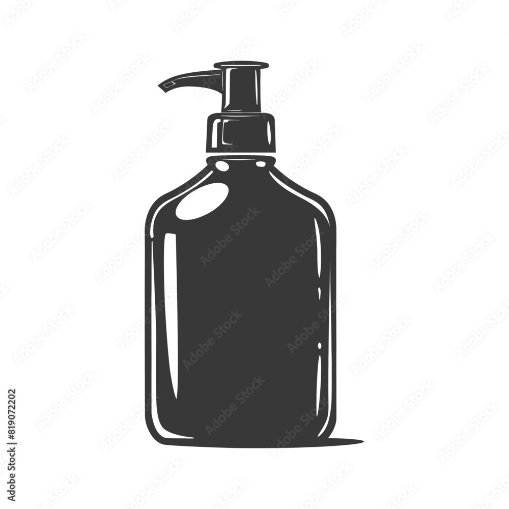 silhouette hand sanitizer bottle black color only silhouette hand sanitizer bottle black color only